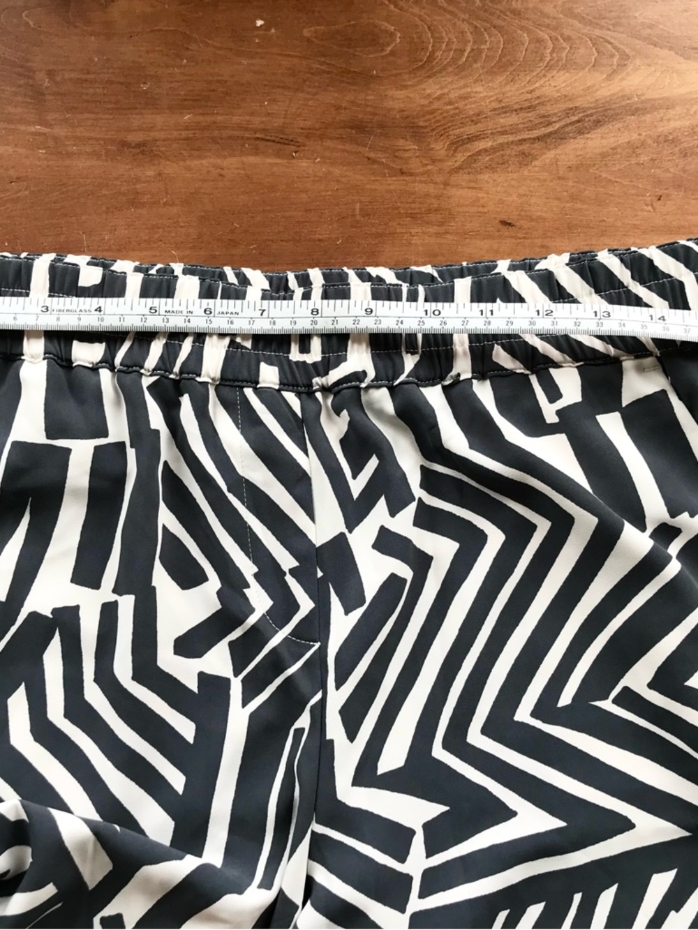 LOFT NWT Zebra Print Wide Leg Pants Black White High Rise Flowy Trousers M NEW - Picture 6 of 10